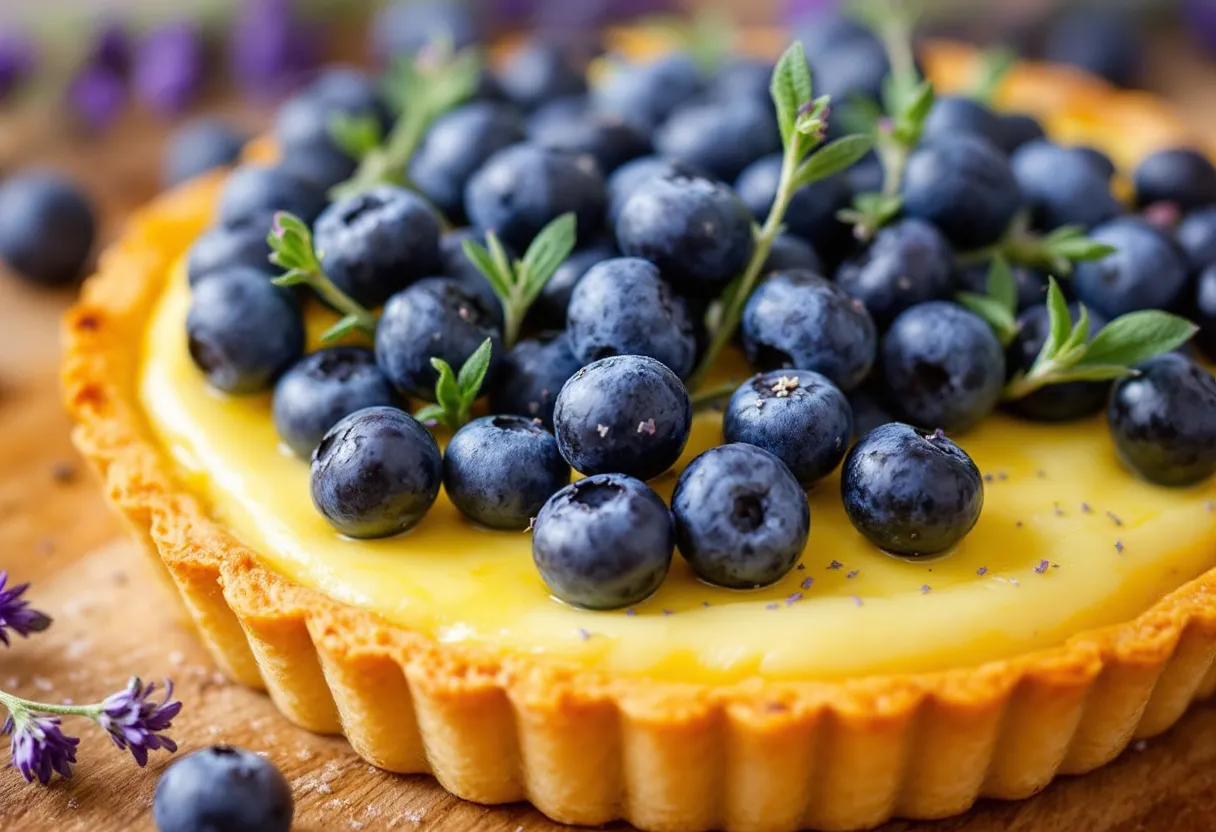 Hudson Valley Lavender Tart