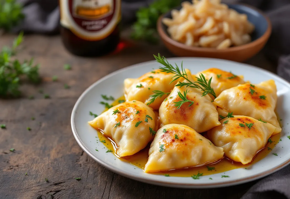 Imperial Amber Pierogi recipe image