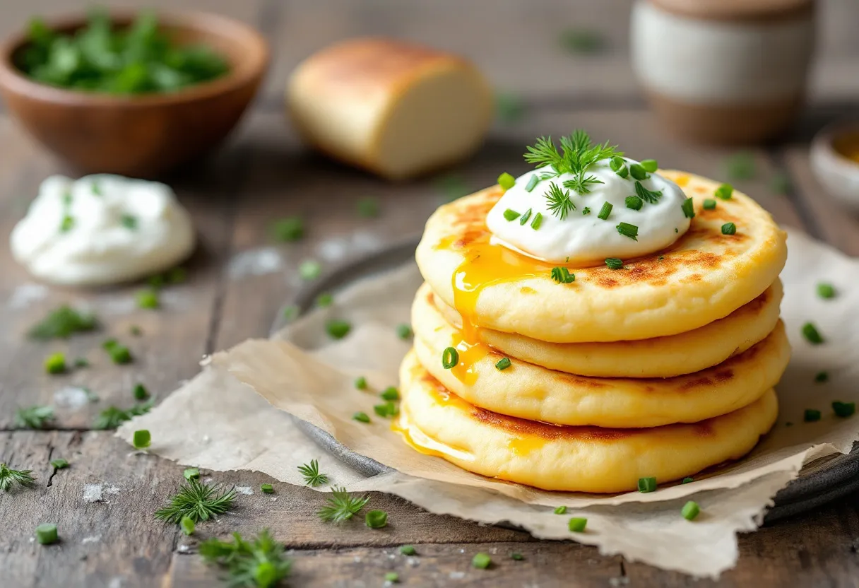 Imperial Cheese Blinis