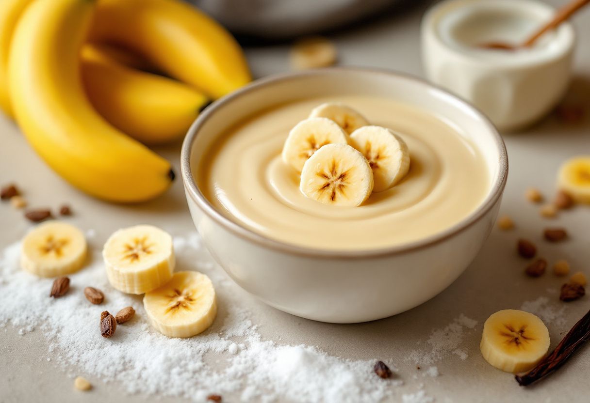 Irooj Banana Custard