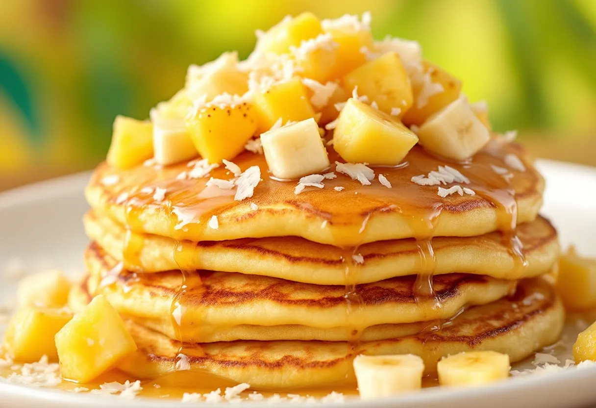 Island Breeze Pancakes recipe image
