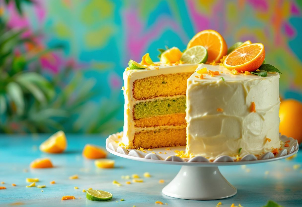 Island Citrus Zest Cake