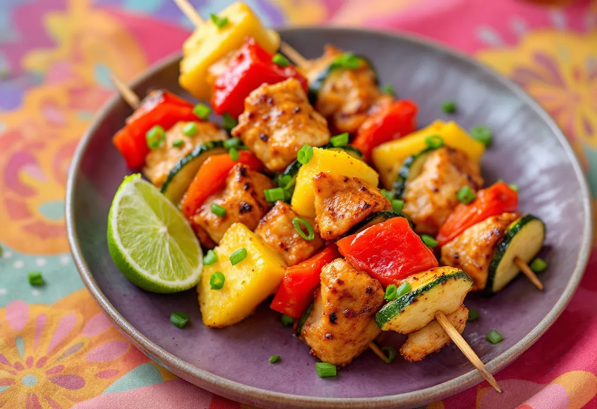 Island Fusion Miso Kebabs