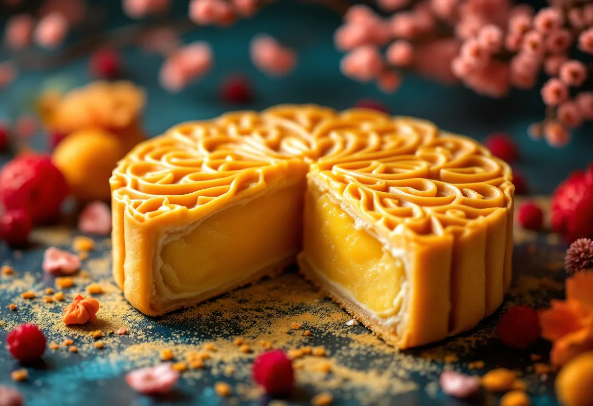 Jiangsu Lotus Mooncakes