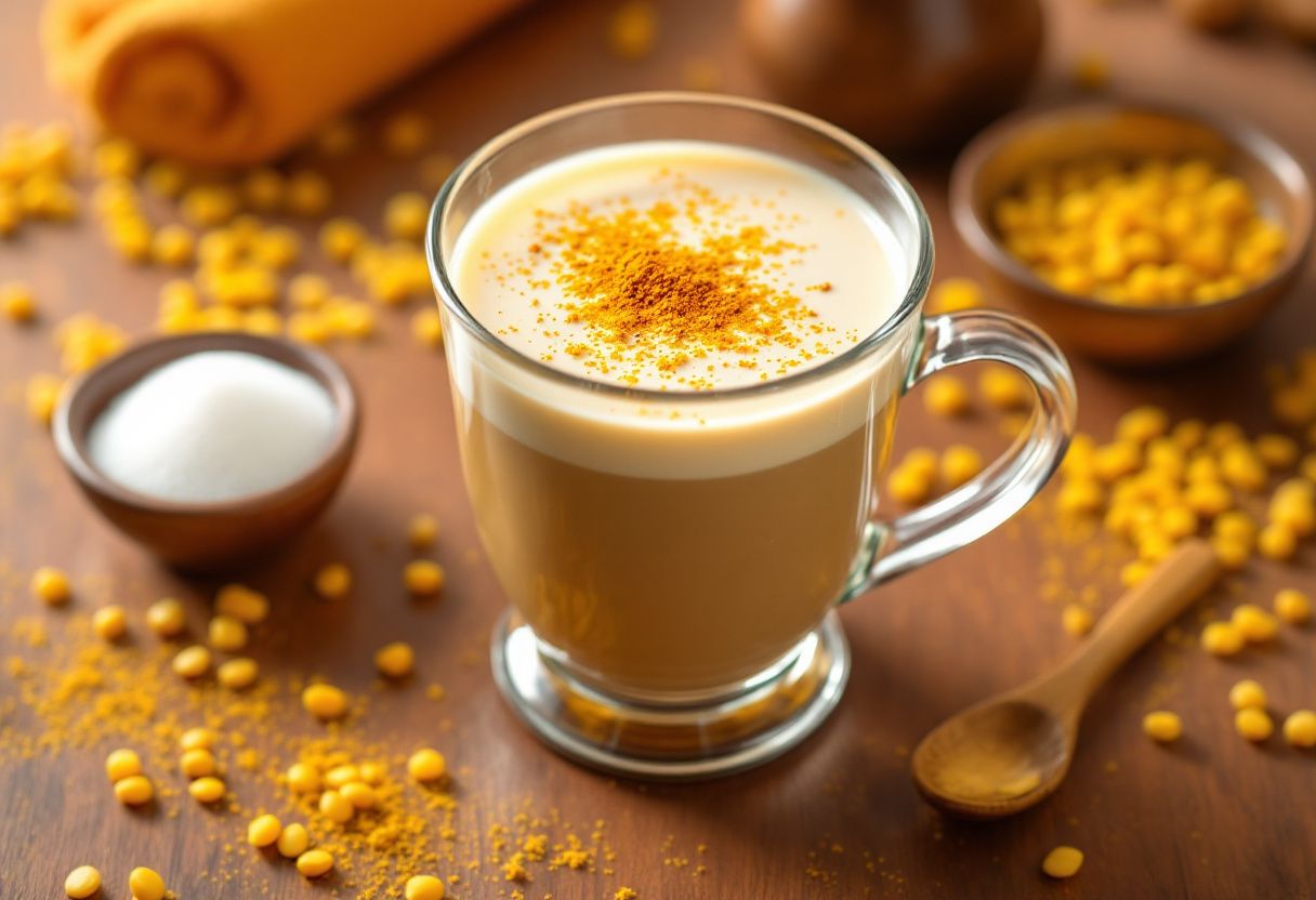 Kaapi Haalu Hesarubele recipe image