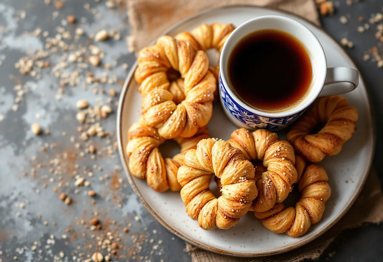 Kafes Koulourakia recipe image