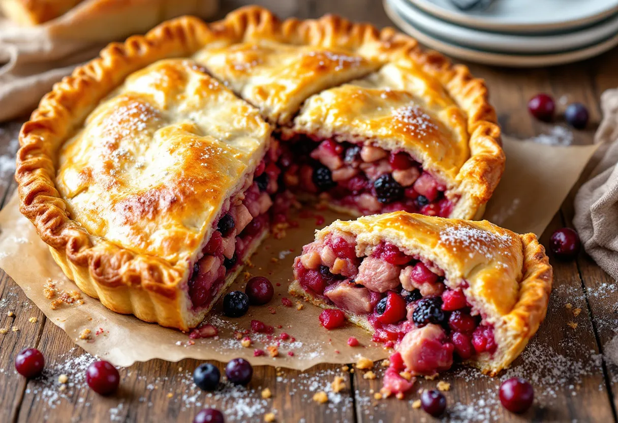 Kangaroo Pepperberry Pie recipe image