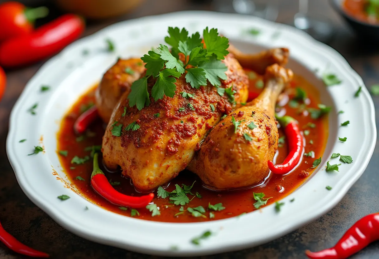 Karhai Chargha Fusion recipe image