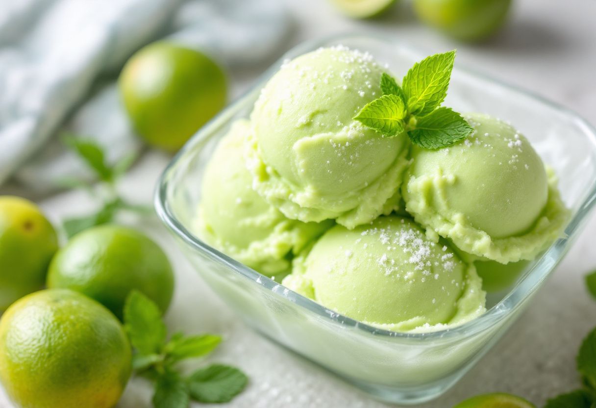 Karri Lime Sorbet recipe image