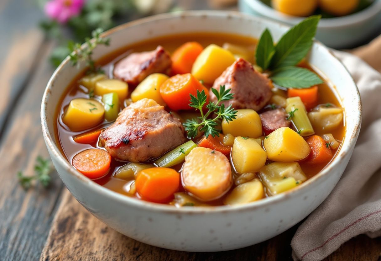 Kasseler Eintopf recipe image