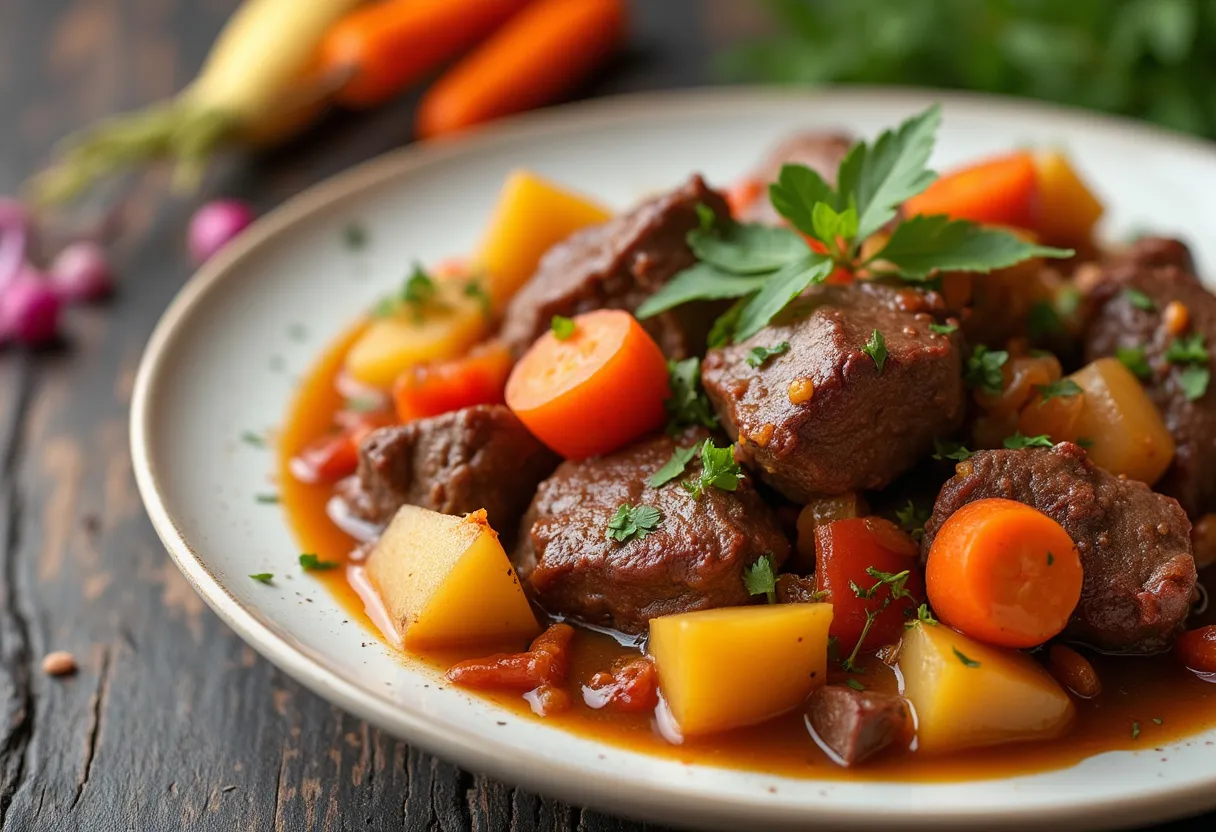 Kazakh Sauran recipe image