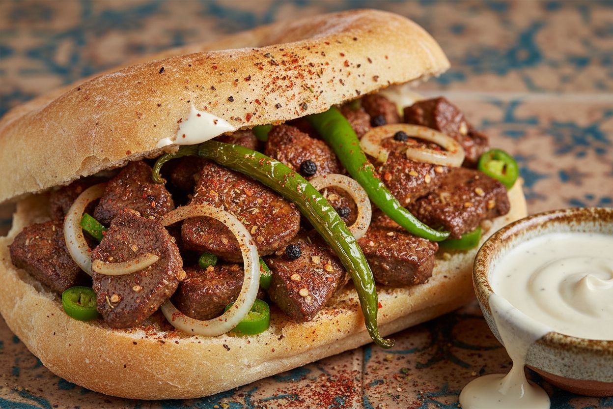 Kebda Iskandarani recipe image