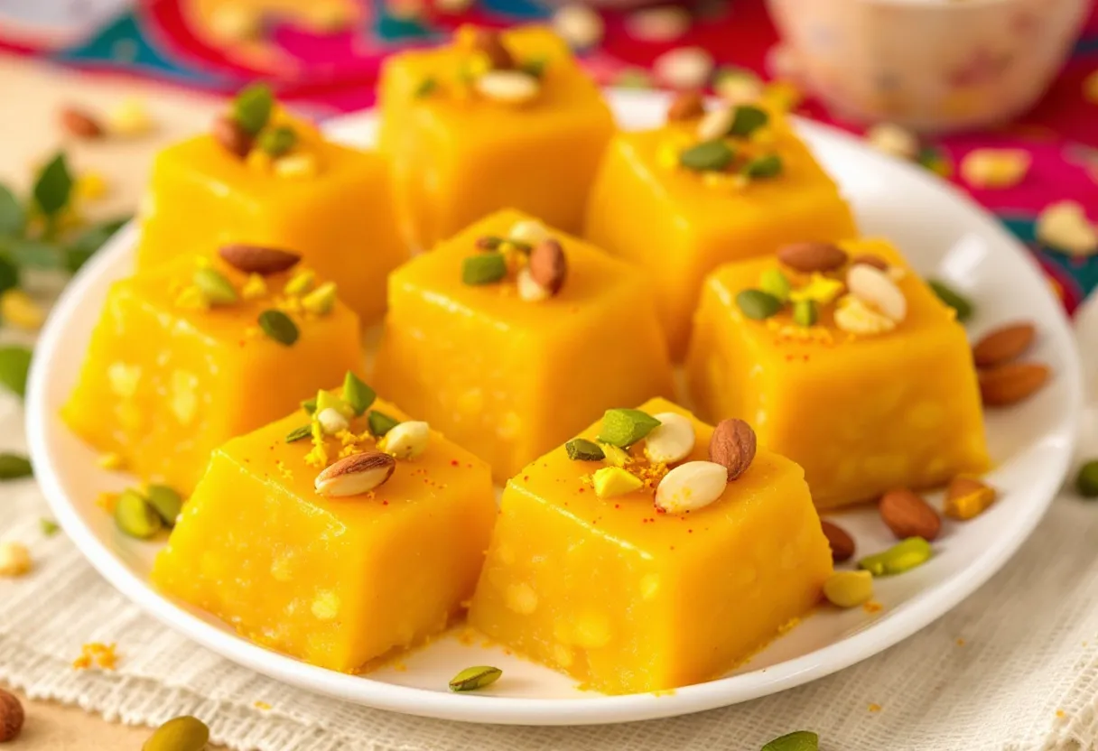 Kesariya Peda Mazaa recipe image