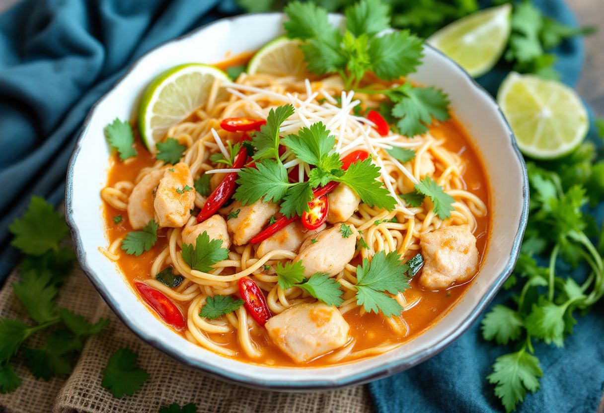Khao Poon Nam Phik recipe image