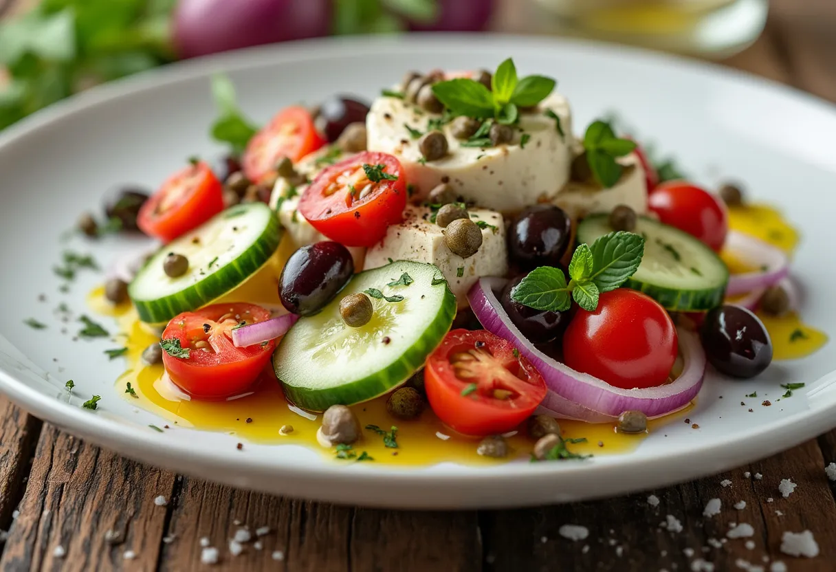 Kritikos Xynomizithra Salad