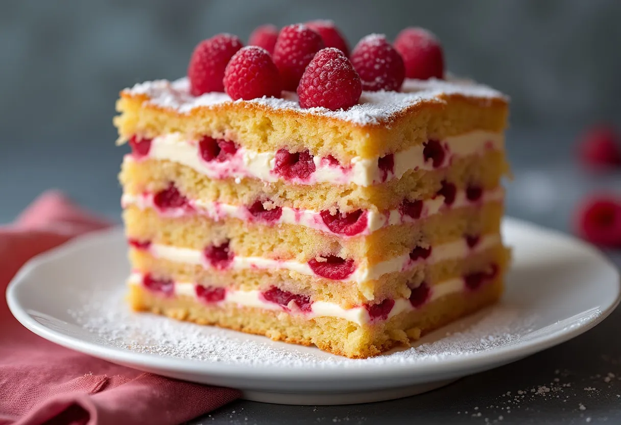 Kuban Raspberry Medovik recipe image