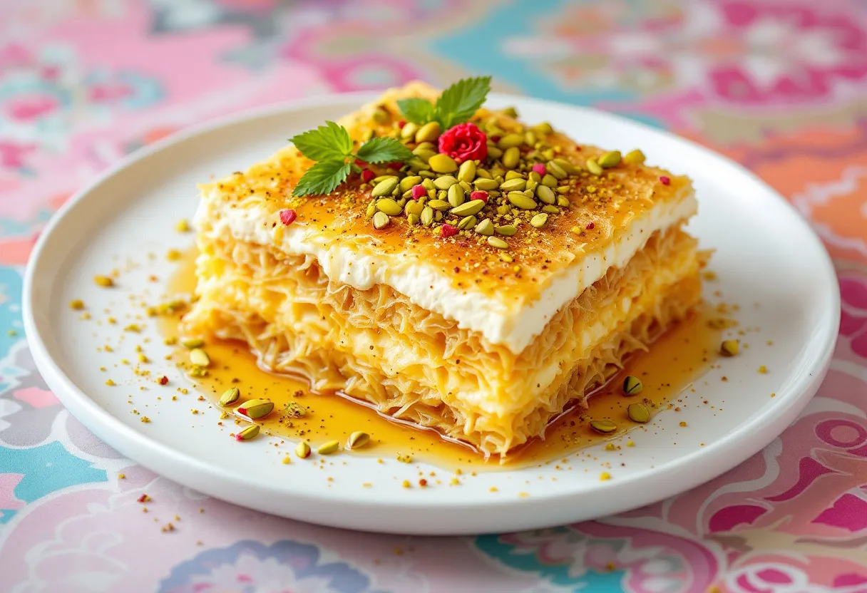 Kunafa Dessert recipe image