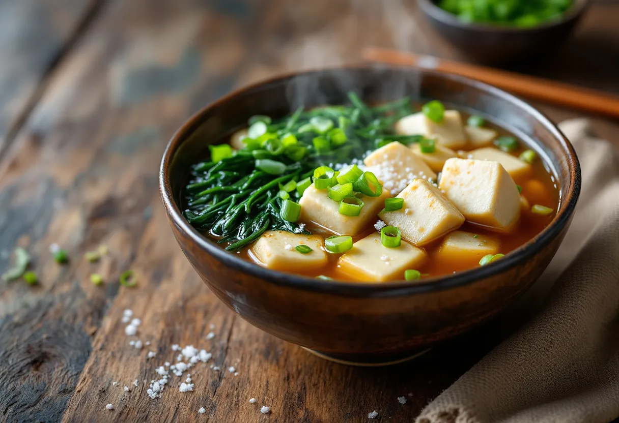 Kyoto Tofu Miso Soup recipe image