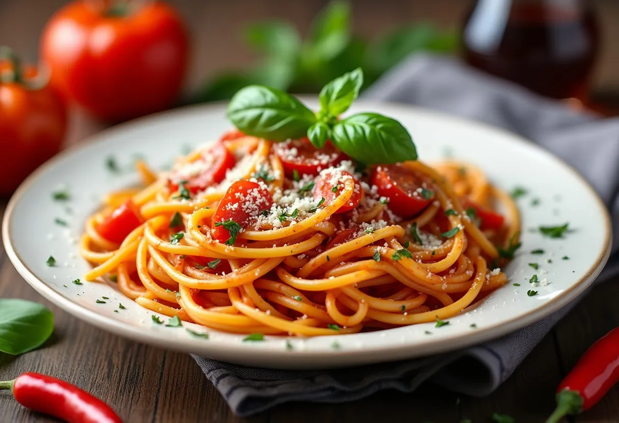 La Pasta alla Spinta recipe image