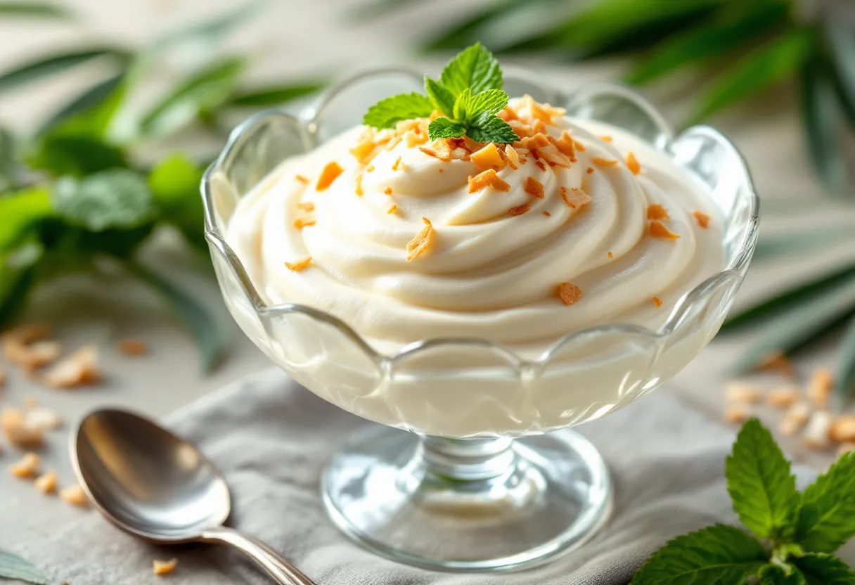 Lankan Coconut Mousse recipe image