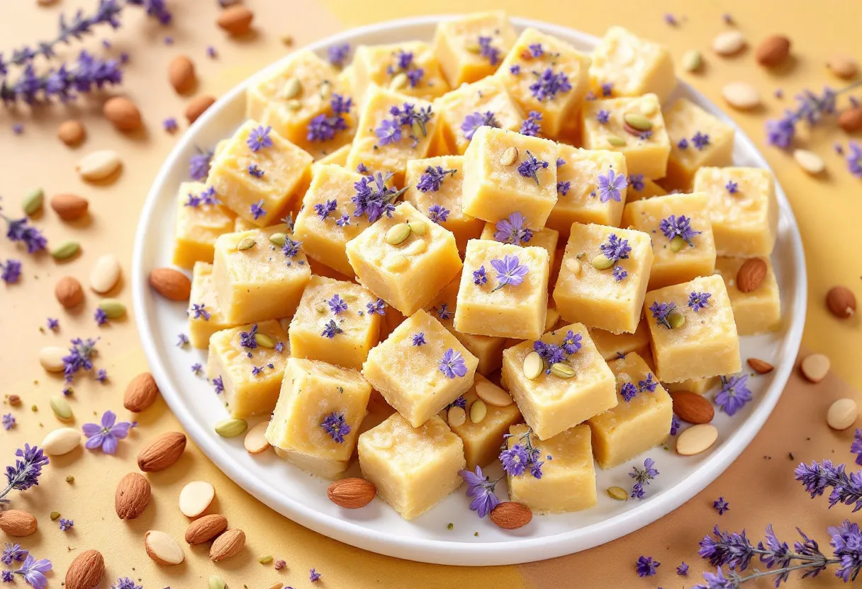 Lavender Honey Nougat recipe image