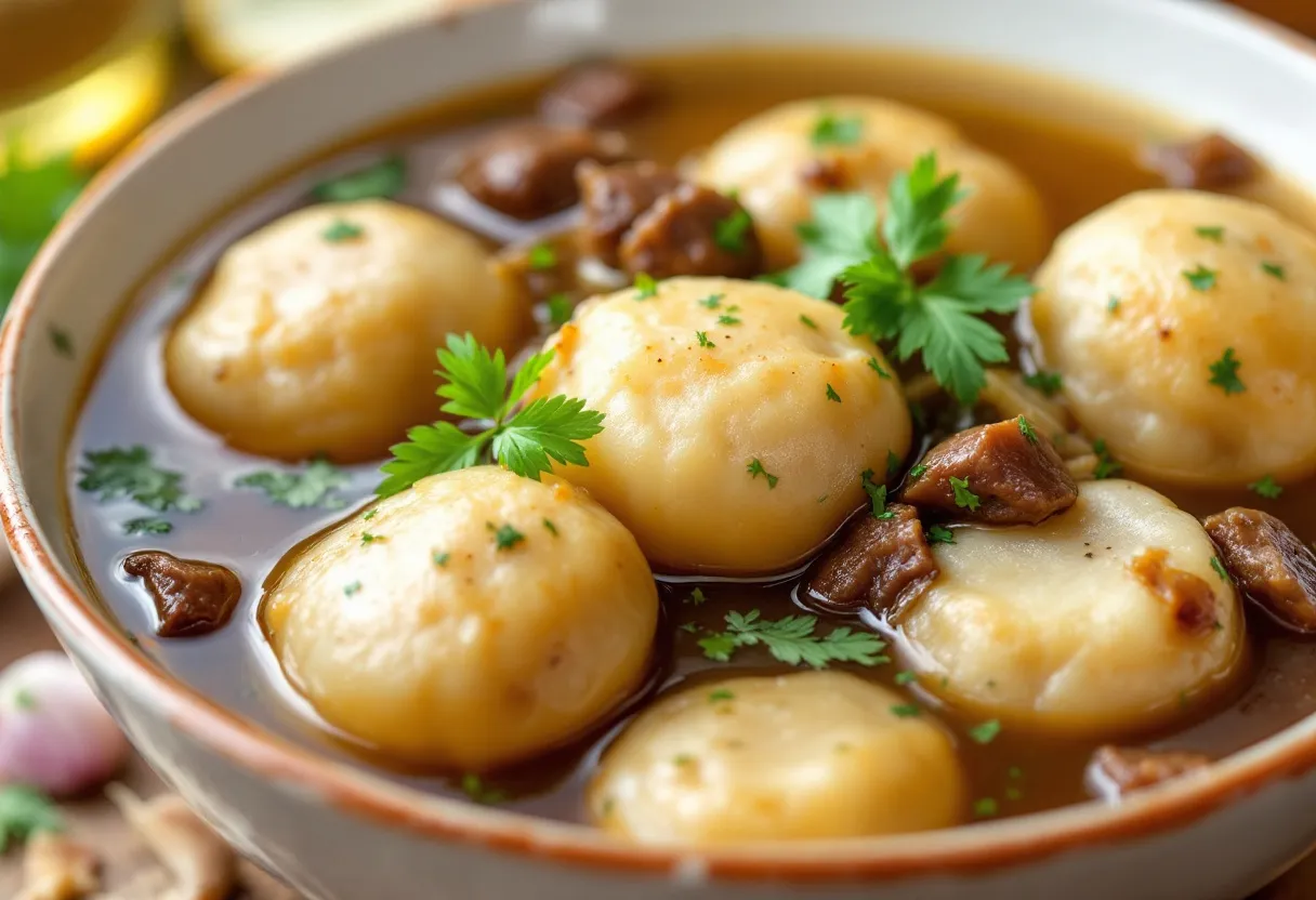 Leberknödel Trough recipe image