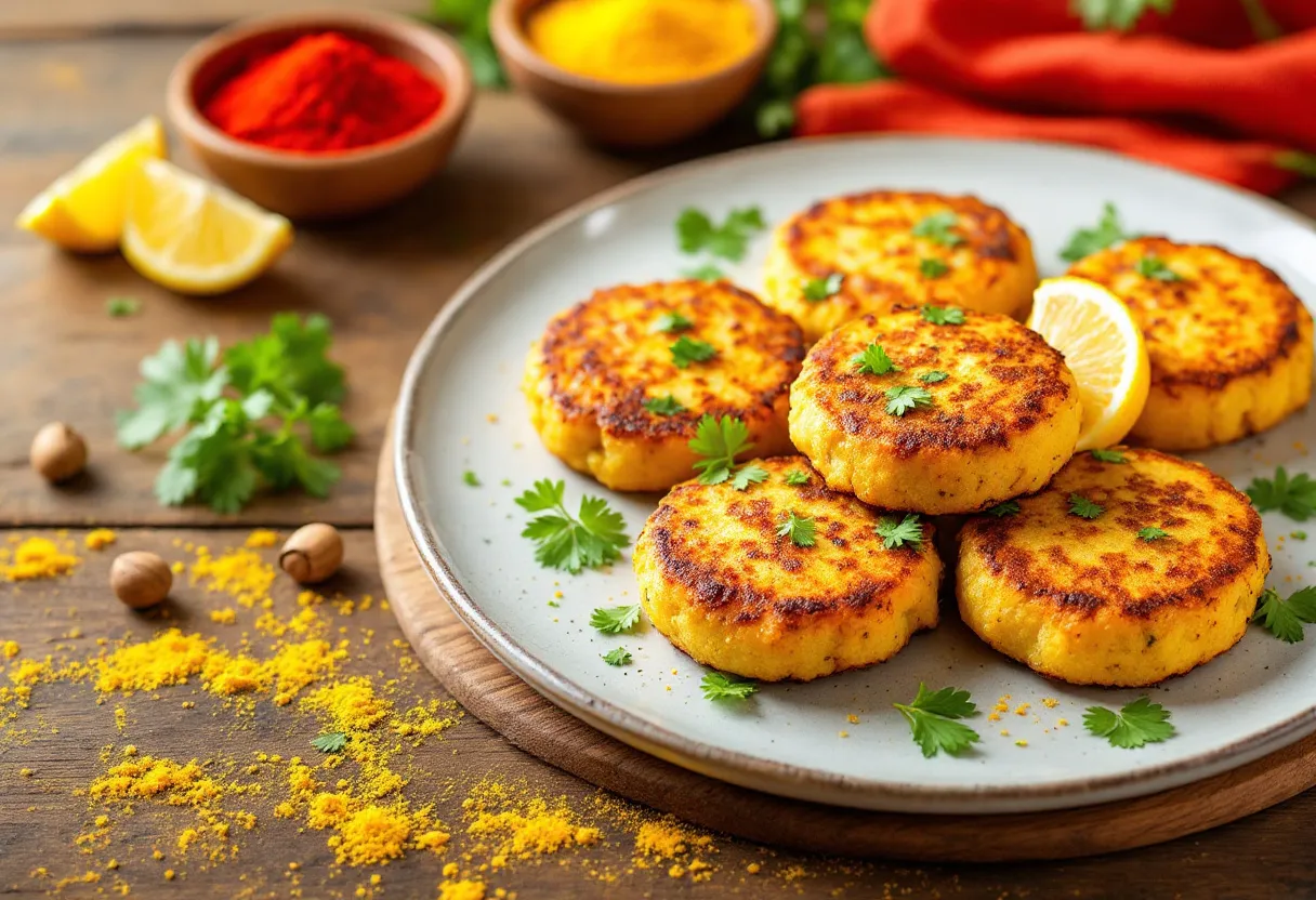 Lemon Aloo Tikki