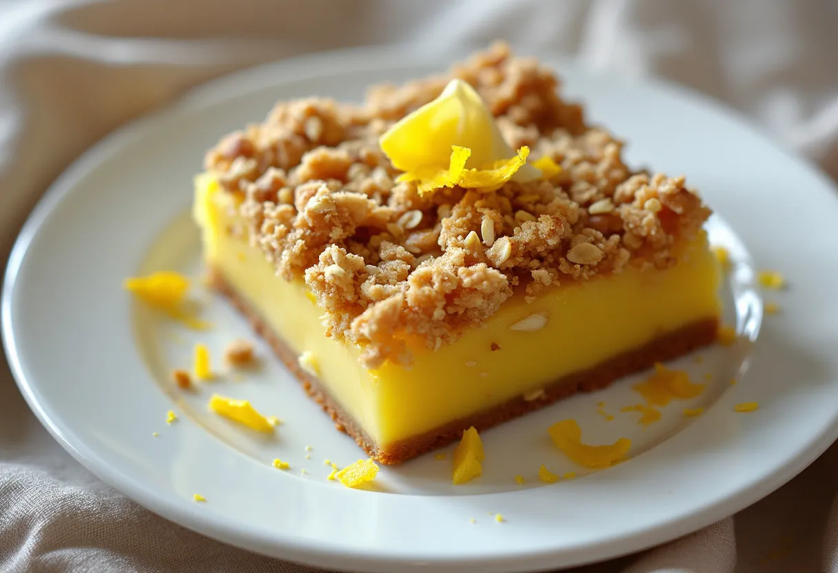 Lemon Curd Crumble