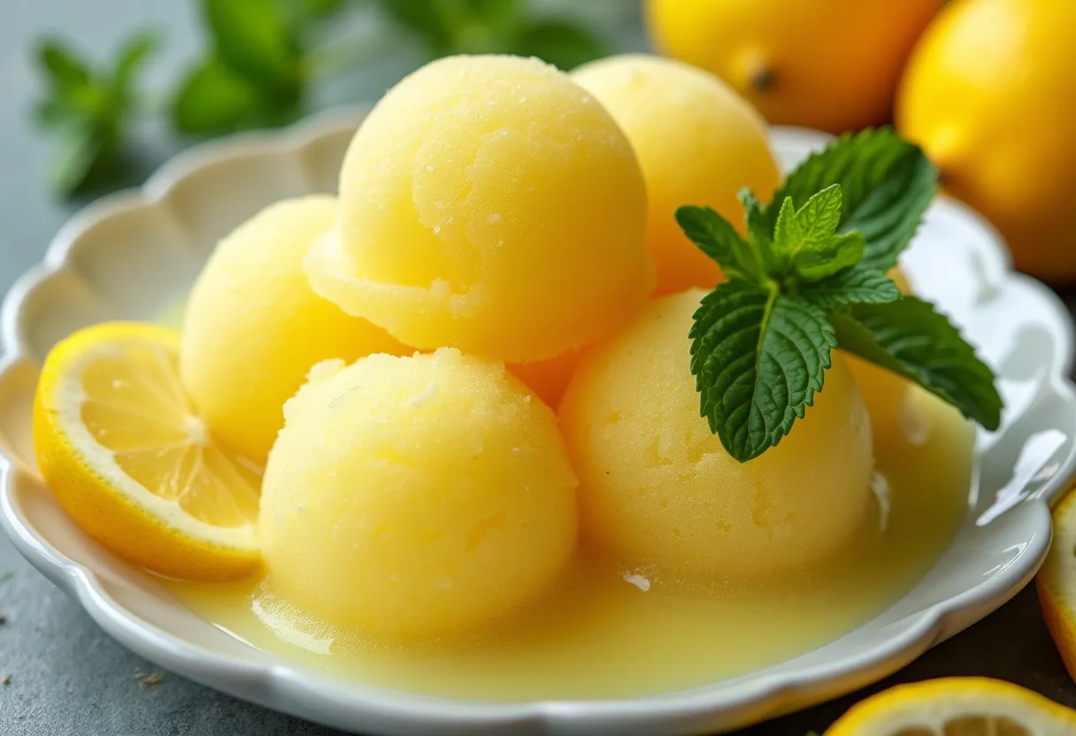 Limoncello Sorbet