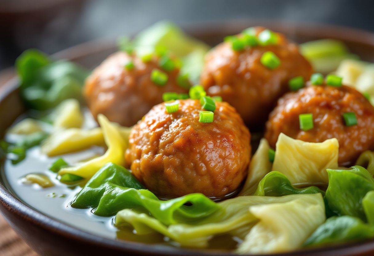 Lion's Head Meatballs recipe image
