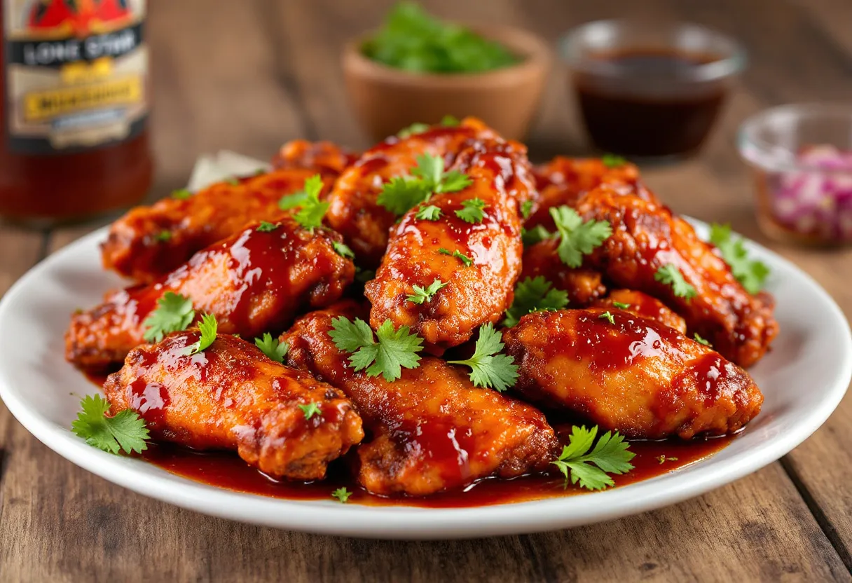 Lone Star Smokehouse Wings recipe image