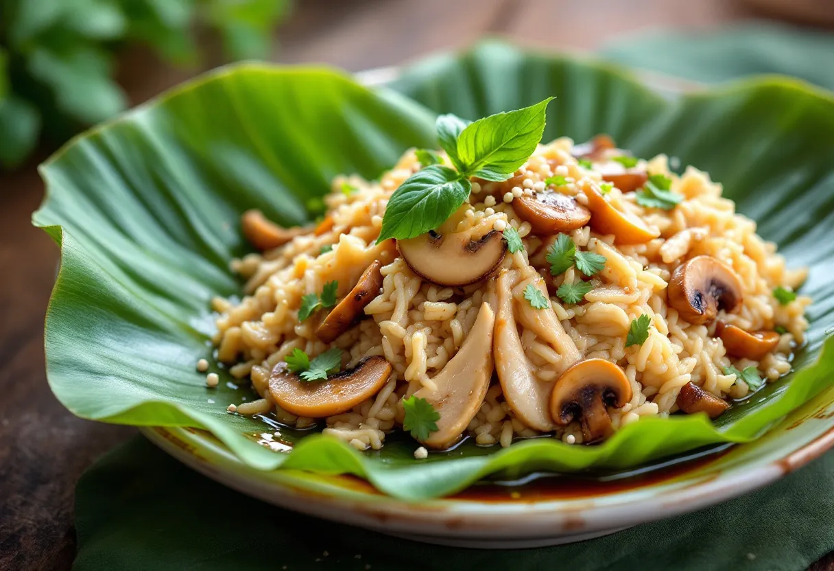 Lotus Leaf Sticky Rice recipe image