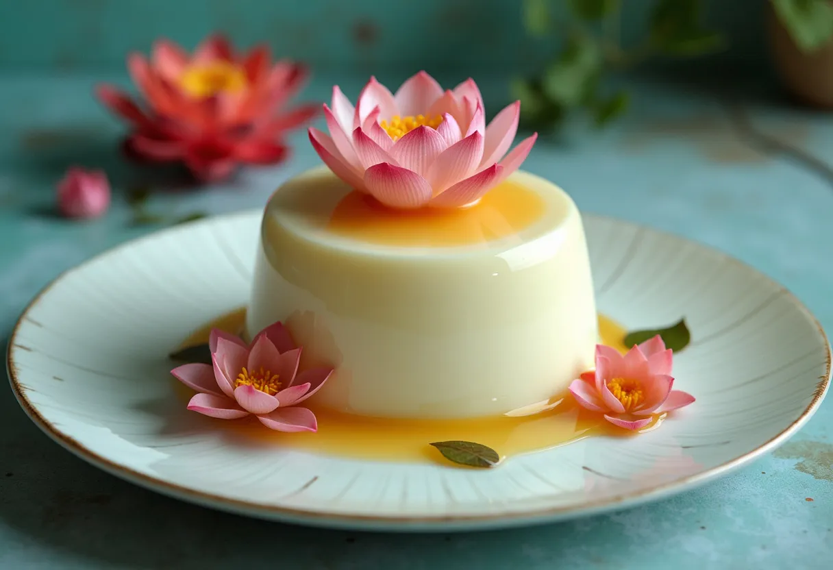 Lotus Milk Custard