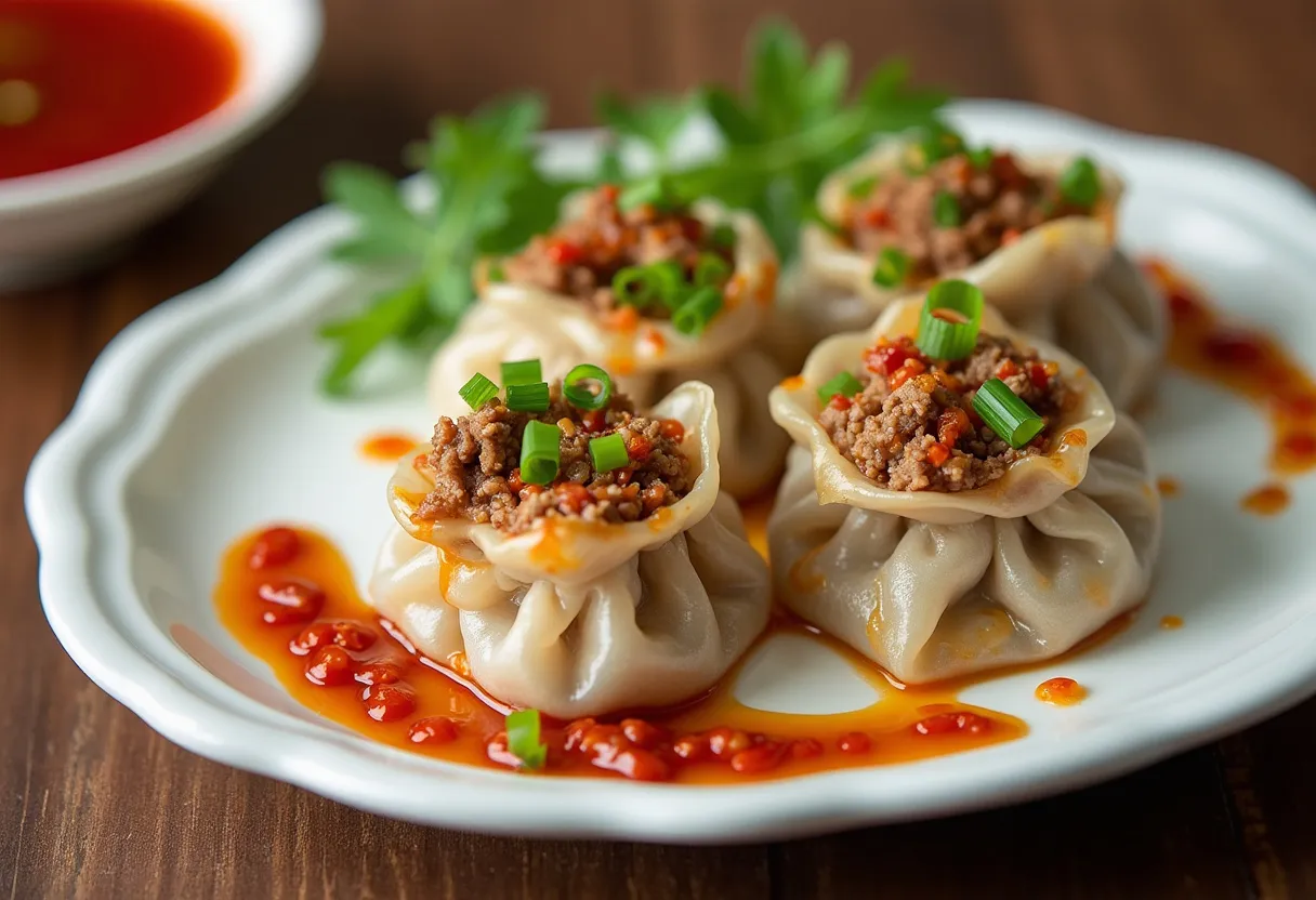 Ma La Dumplings recipe image