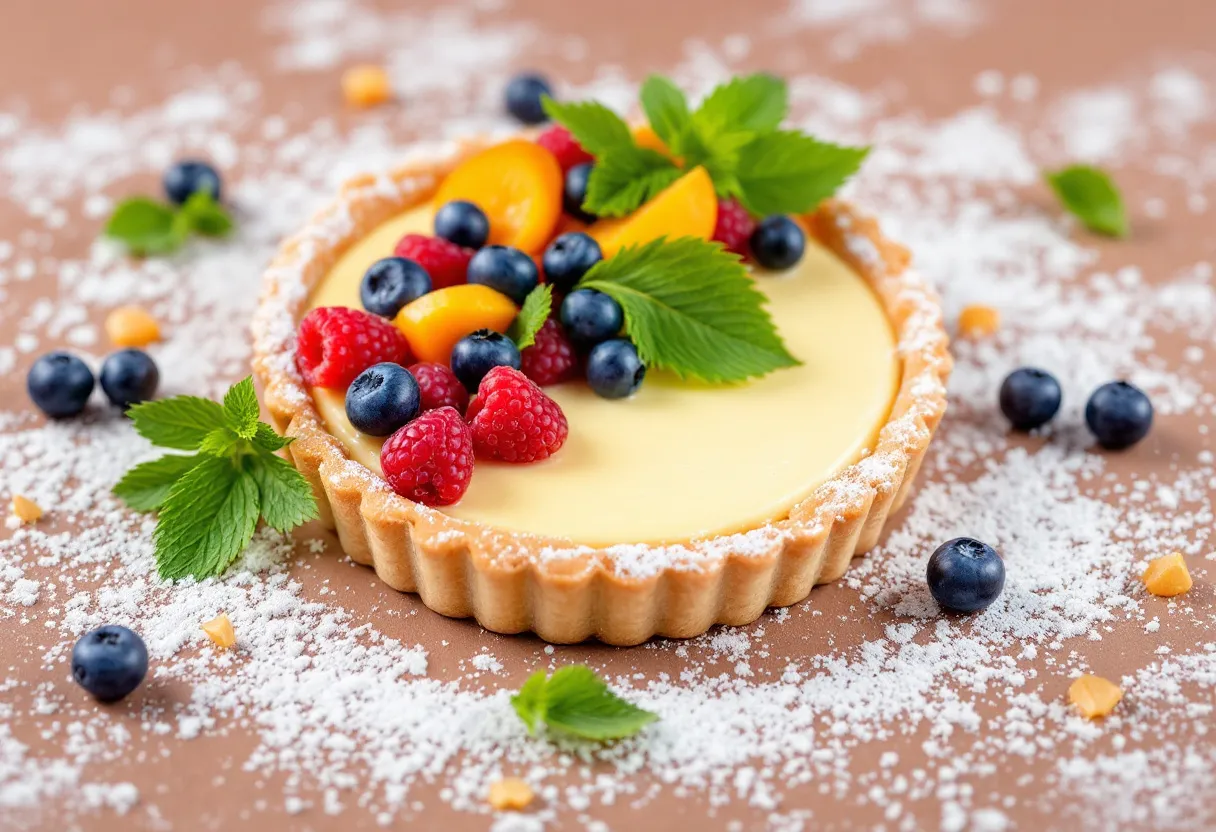 Madroño Infusion Tart recipe image