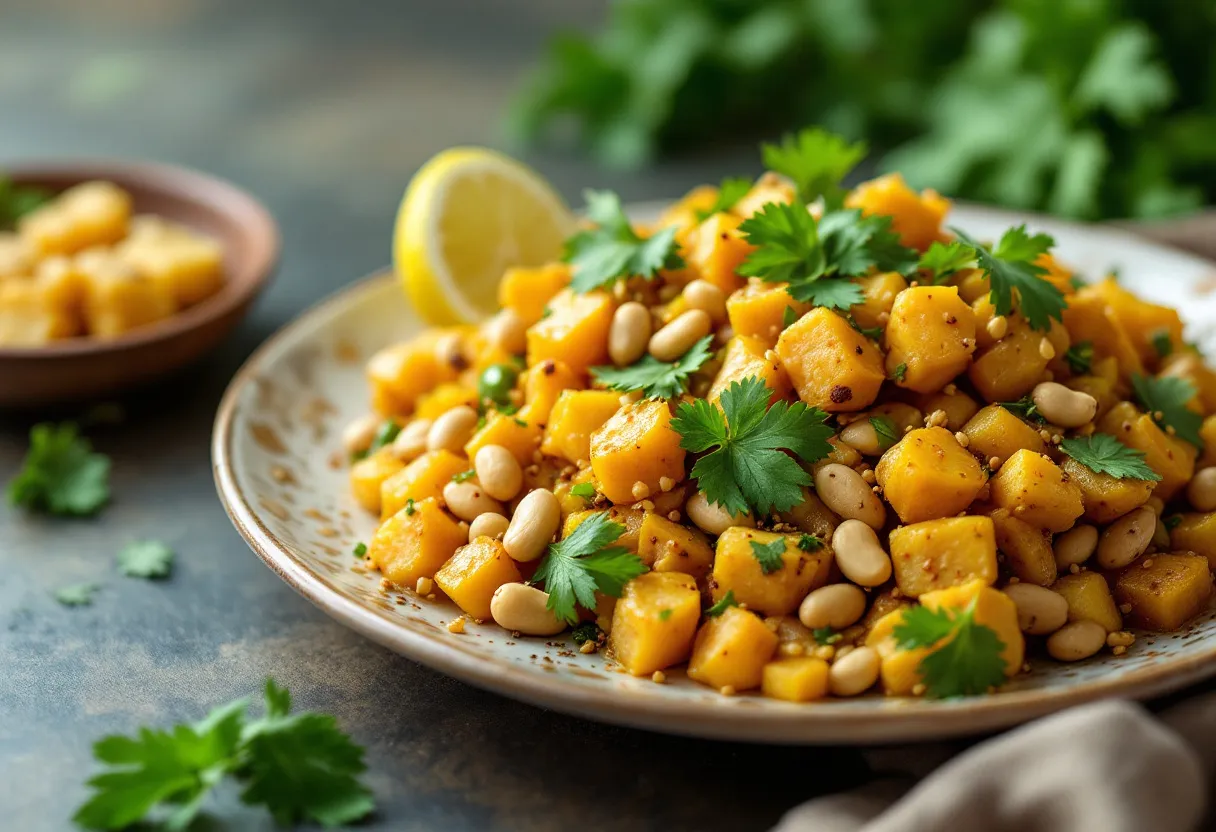 Maharashtrian Shingdana Bhaji