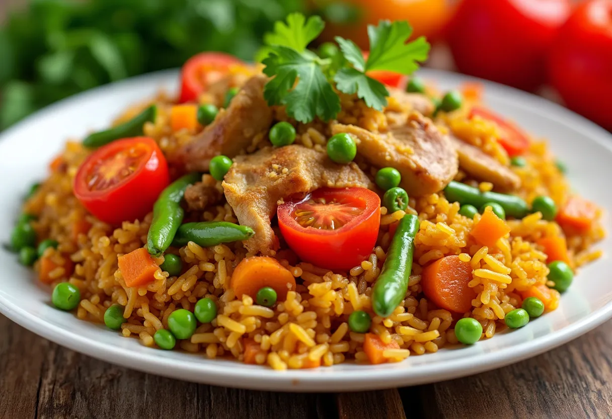 Malian Jollof Jamboree recipe image