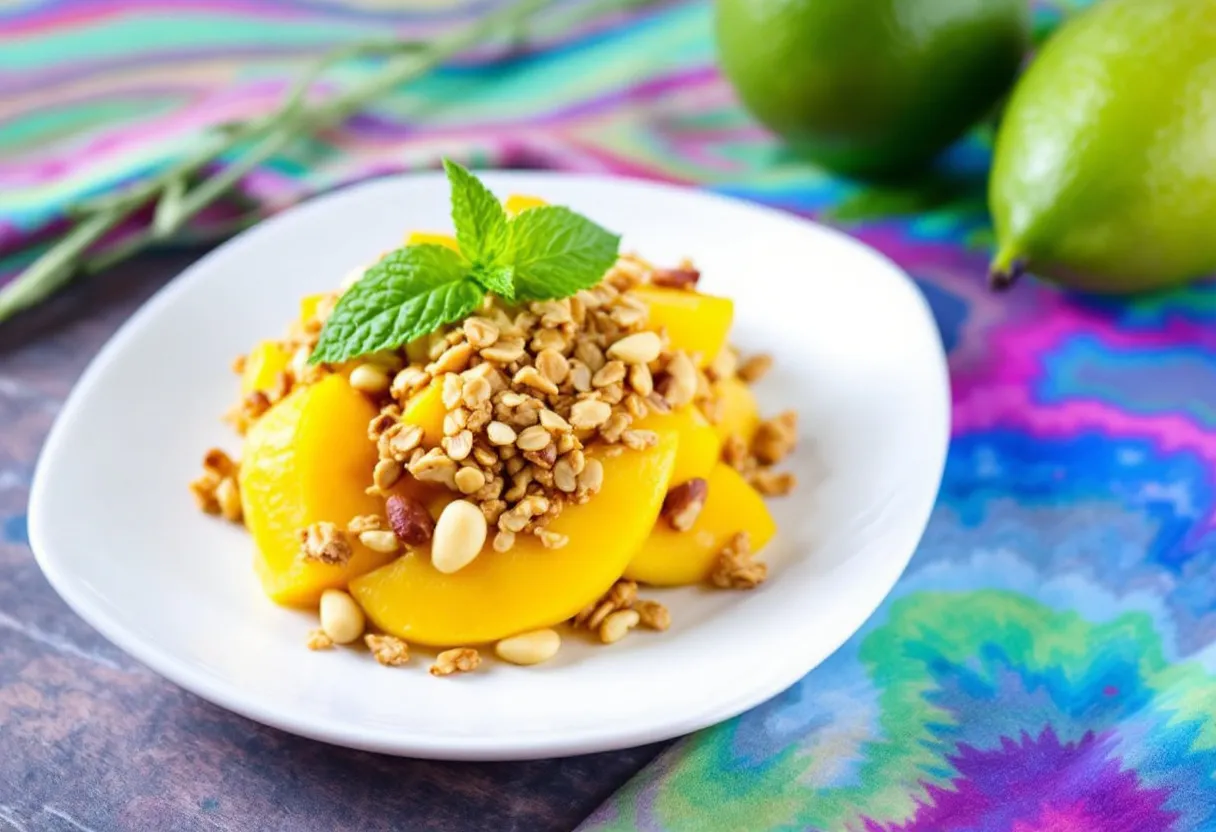 Mango Macadamia Crunch recipe image