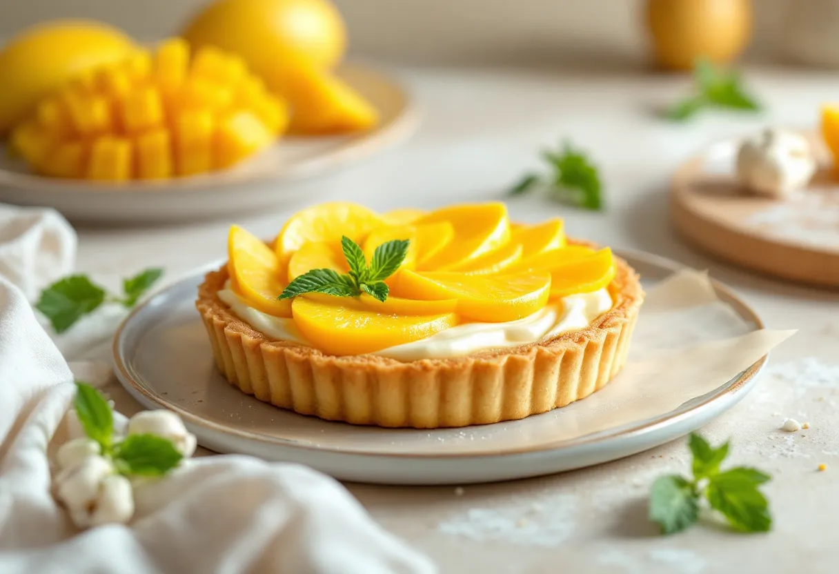 Mango Sunshine Tart