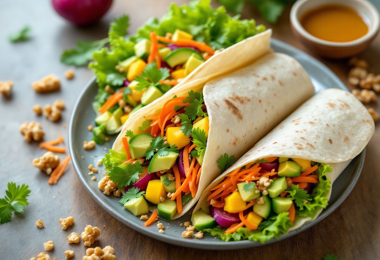 Mangosteen Wraps recipe image