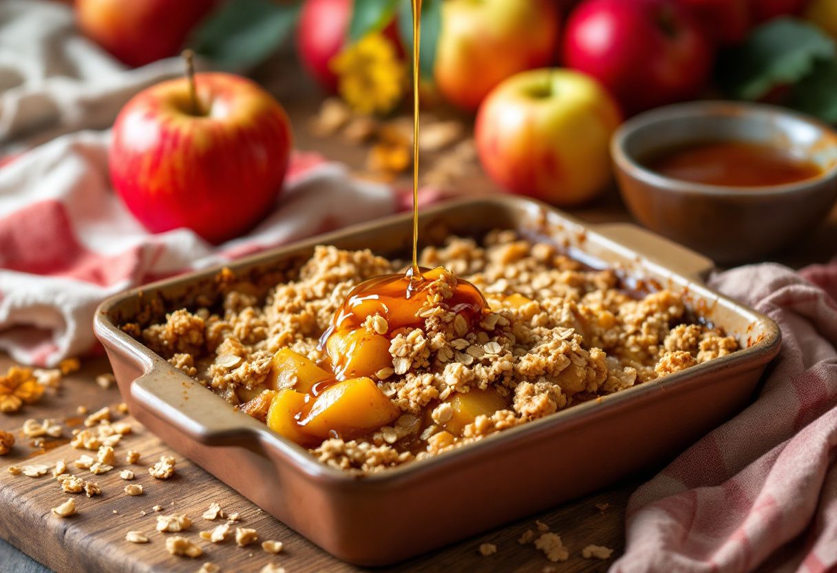 Maple Apple Crumble recipe image