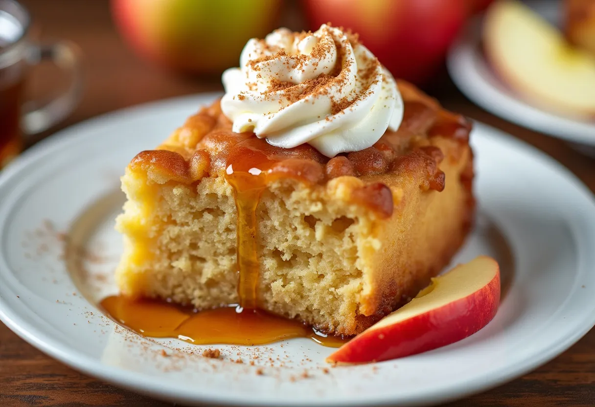 Maple-Cider Pudding Cake recipe image