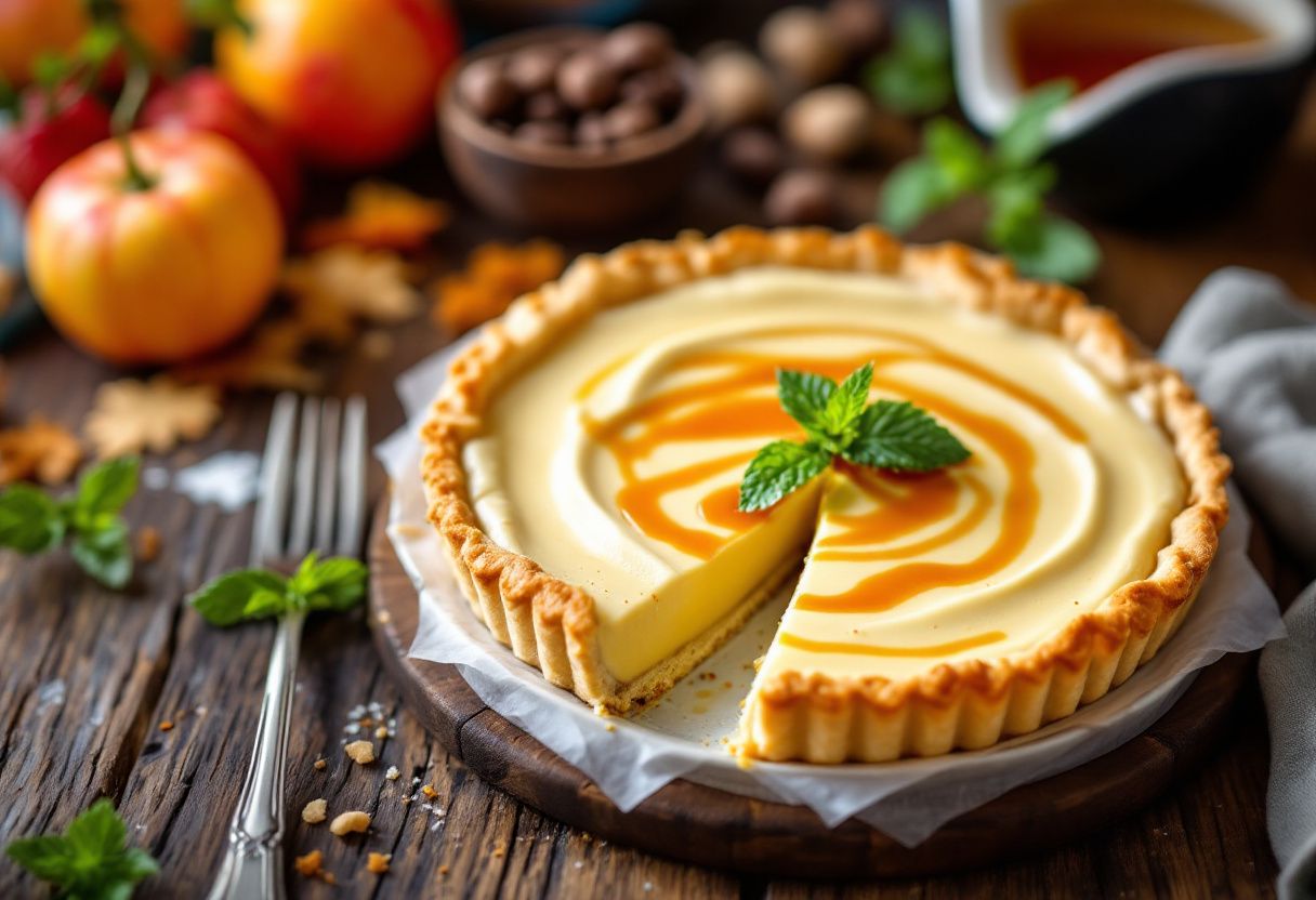 Maple Crème Tarte recipe image