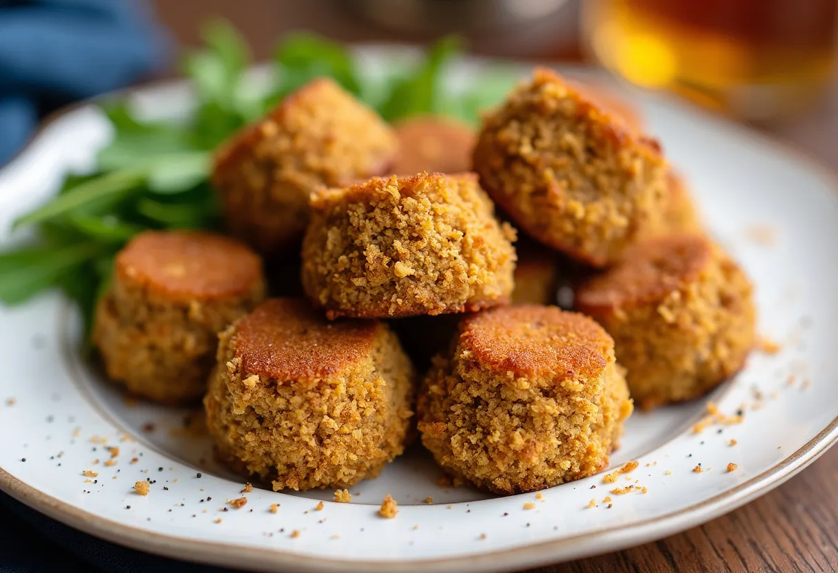 Maple Crusted Bison Bites