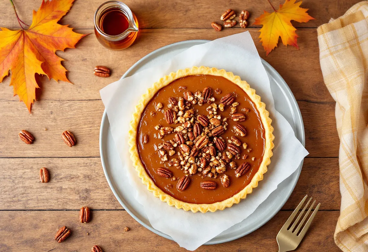 Maple-Infused Malt Tart