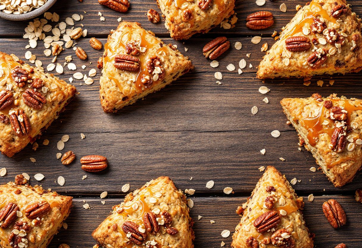 Maple Oat Scones