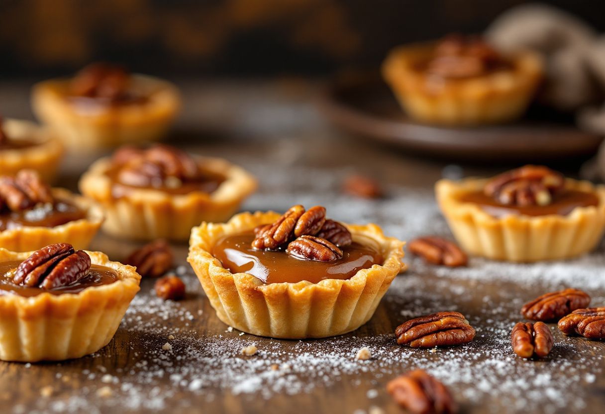 Maple Pecan Butter Tarts recipe image