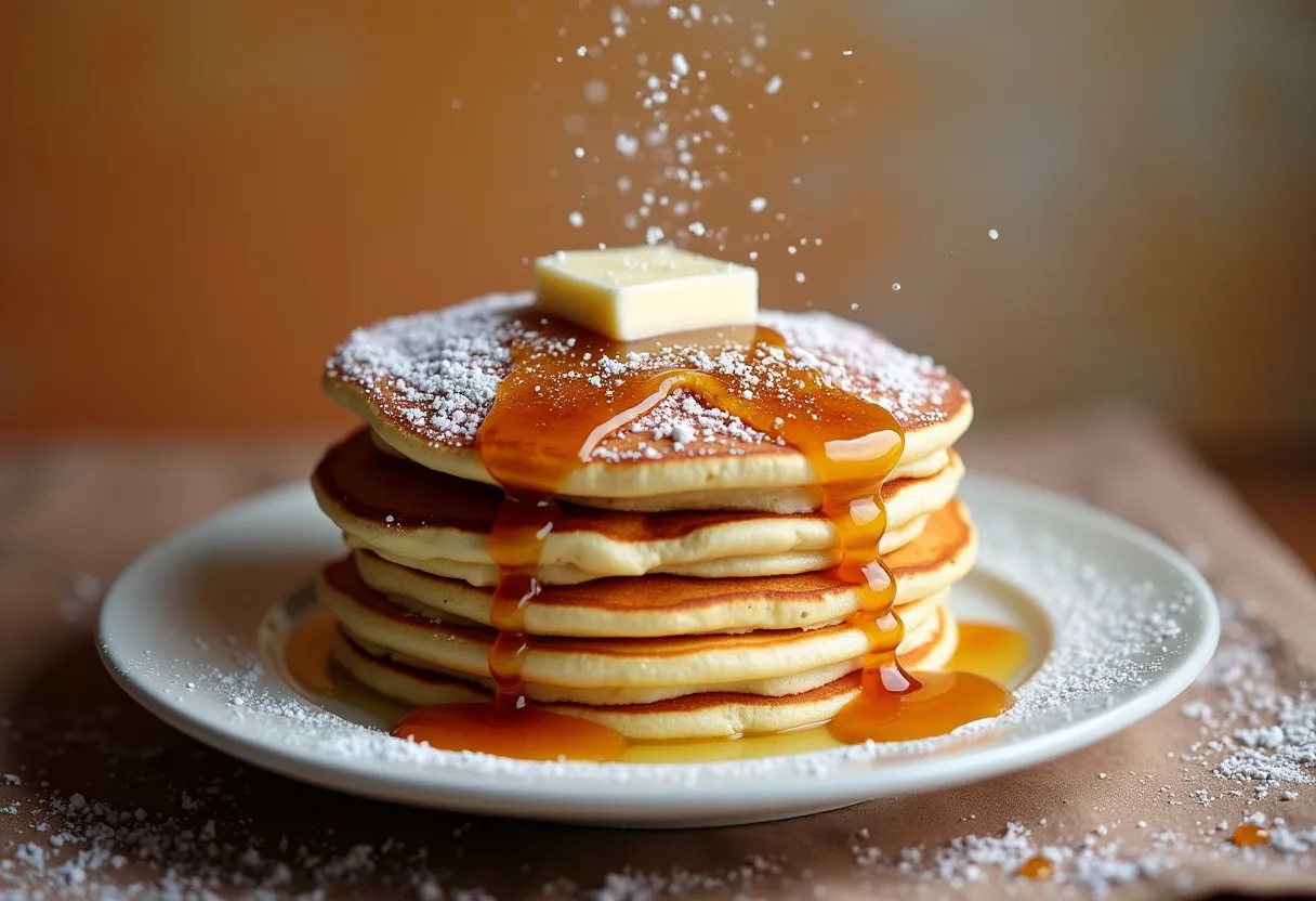 Maple Taffy Pancakes