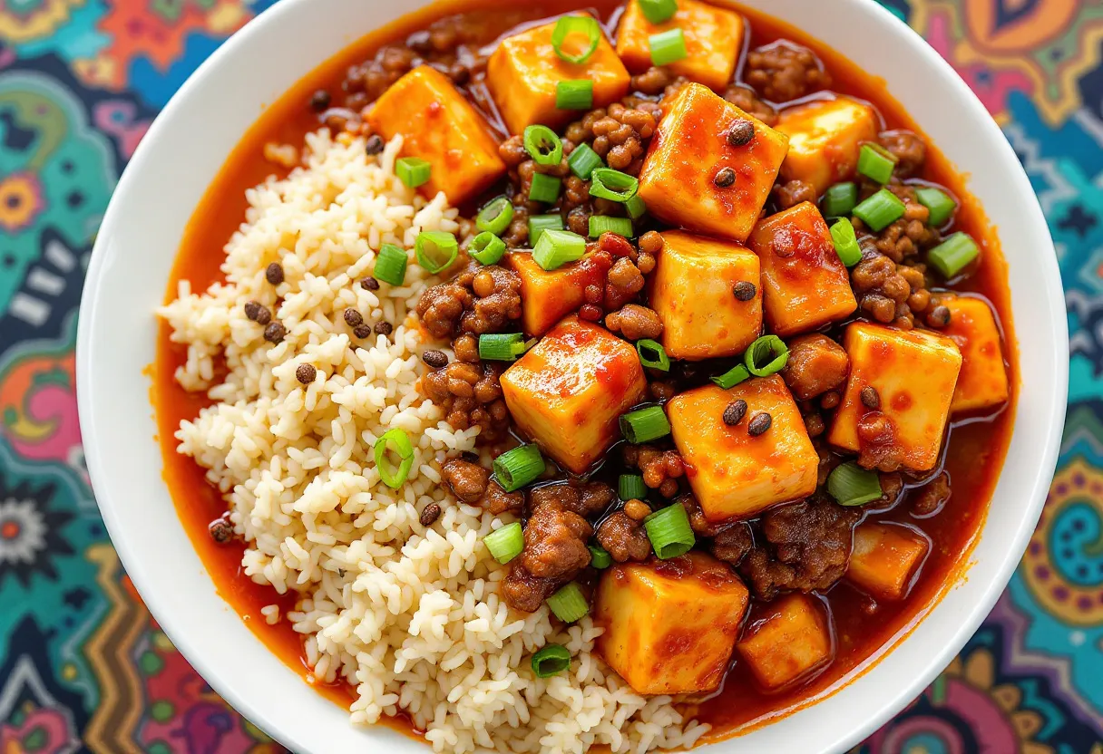 Mapo Tofu Bowls