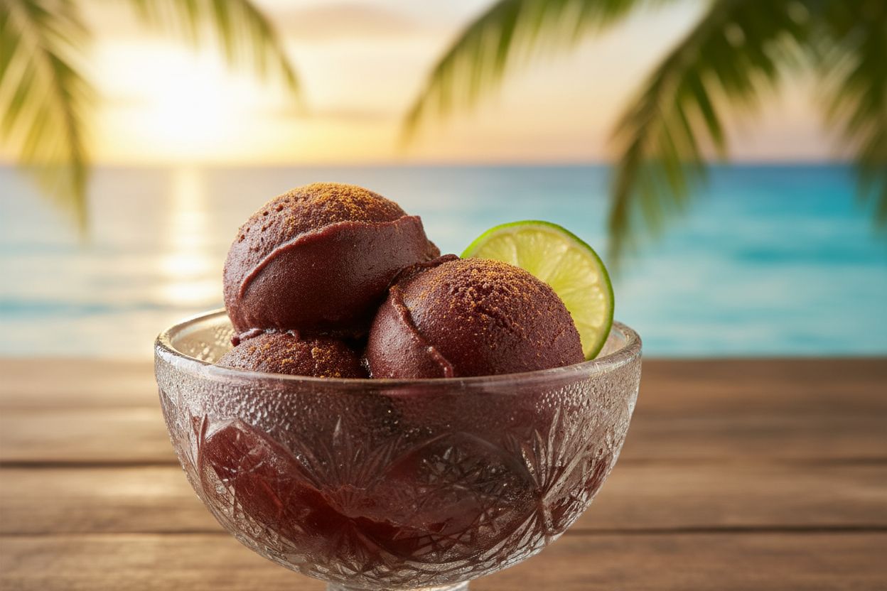 Mauby Sorbet recipe image